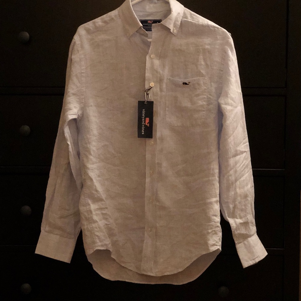 Vineyard Vines Linen Button Down